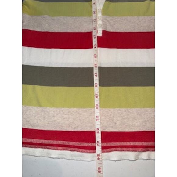 Natural Reflection Striped Short-Sleeve Shirt Size Women's Large - Picture 9 of 11